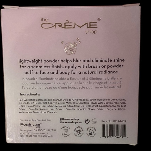 3/$15 🌼 The Crème Shop Rose Quartz Highlighting Powder - Picture 2 of 3